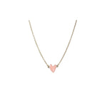 Titlee - Halskette Cranbeery Heart Gold/Rosa