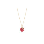Titlee - Halskette Lottie Strawberry Gold/Rot