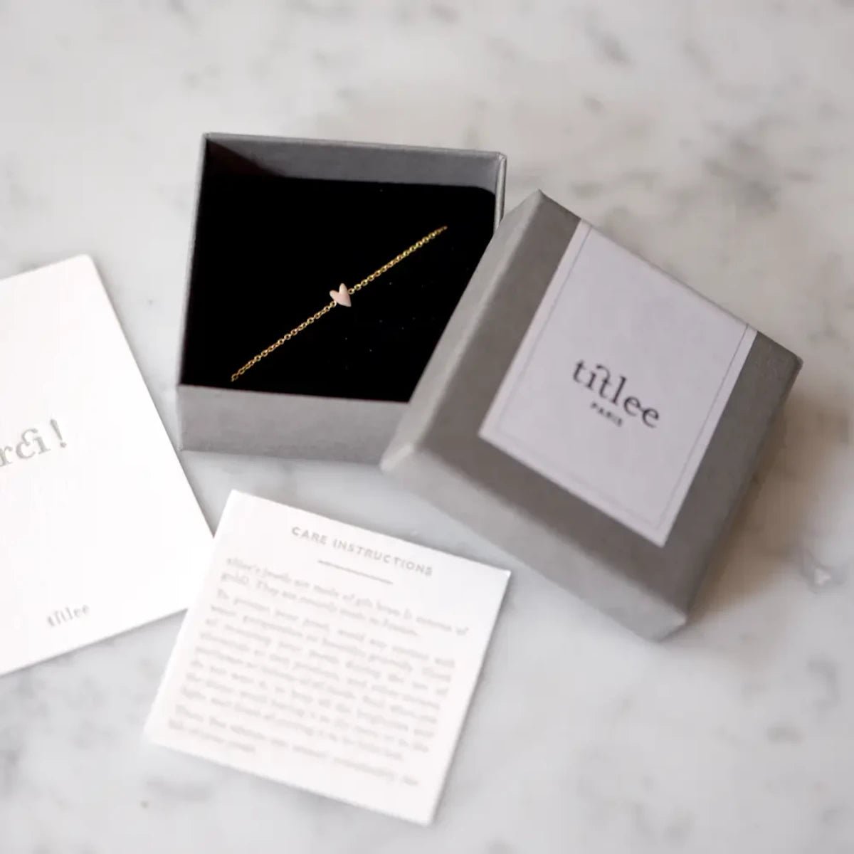 Titlee – Ohrringe Herz Grant gold


