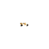 Titlee - Ohrstecker Grant Heart Gold/Schwarz