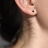 Titlee - Ohrstecker Grant Heart Gold/Schwarz