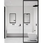 Toilettenbürste - Glas schwarz von Nichba