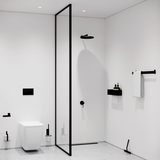 Toilettenbürste - Glas schwarz von Nichba