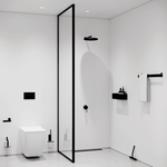 Toilettenpapierhalter - EXTRA schwarz von Nichba