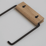 Toilettenpapierhalter - Oak black von Moebe