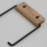 Toilettenpapierhalter - Oak black von Moebe