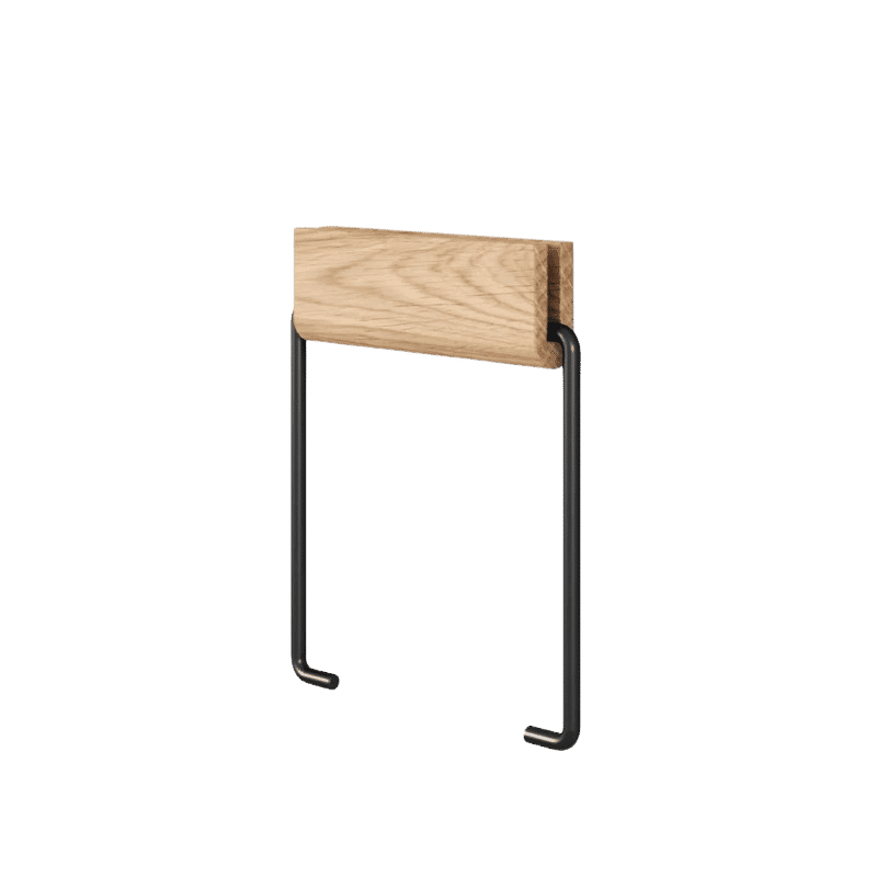 Toilettenpapierhalter - Oak/black von Moebe