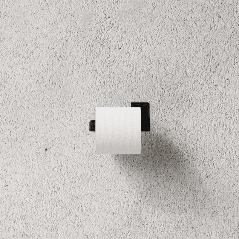 Toilettenpapierhalter schwarz von Nichba