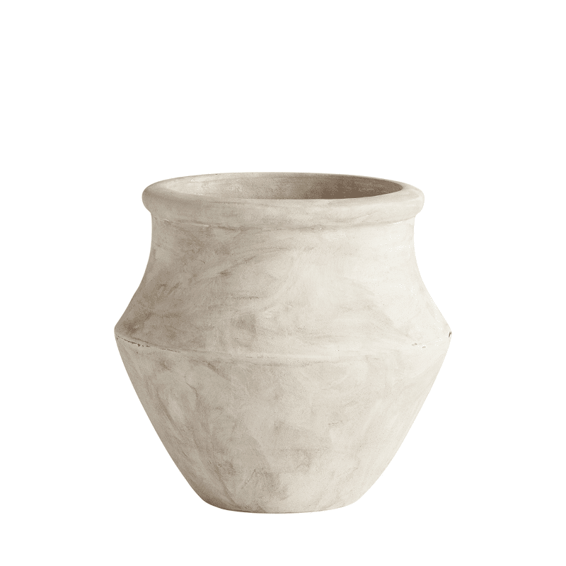 Topf - Lay greek washed white S von Tine k home