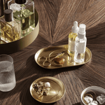 Tray - Basho oval Brass von Ferm Living