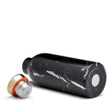 Trinkflasche - Clima Marble schwarz von 24 Bottles