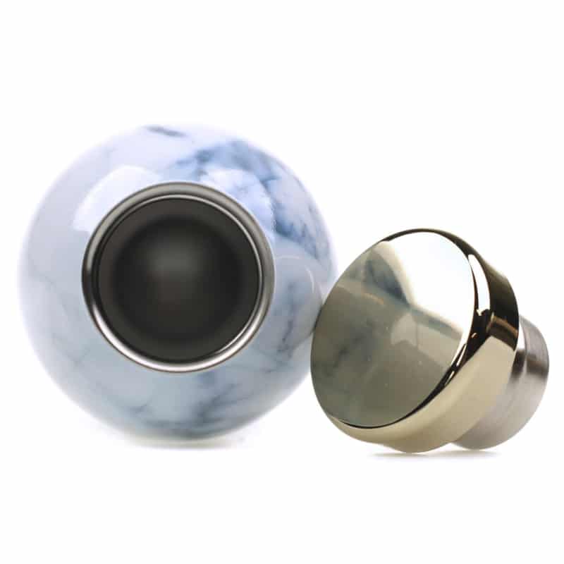 Trinkflasche - Clima Marble weiss von 24 Bottles