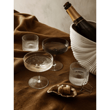 Trinkglas low - Ripple klar 4er Set von Ferm Living