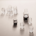 Trinkglas - Ripple klar 4er Set