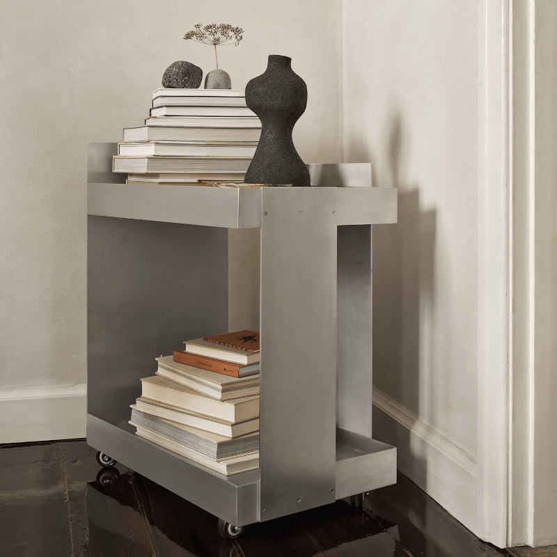 Trolley - Lager Aluminium von Ferm Living