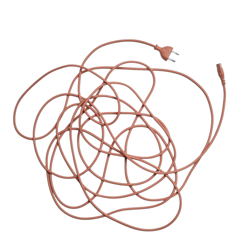 TV Kabel - Power cable dusty rose 7,5  von pedestal