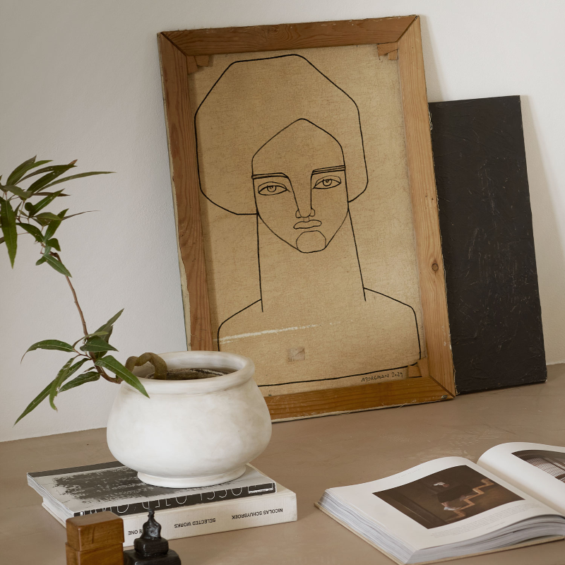 Übertopf - COCO Clay white von Tine K home 