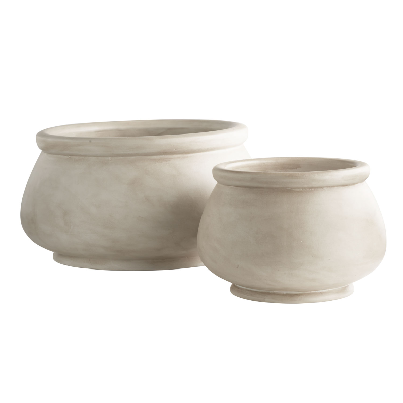 Übertopf - COCO Clay white von Tine K home 