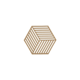 Untersetzer Hexagon dark caramel von Zone