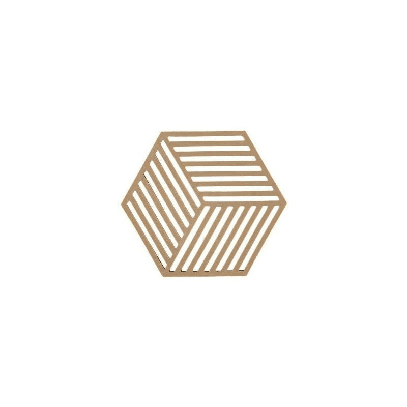 Untersetzer Hexagon dark caramel von Zone