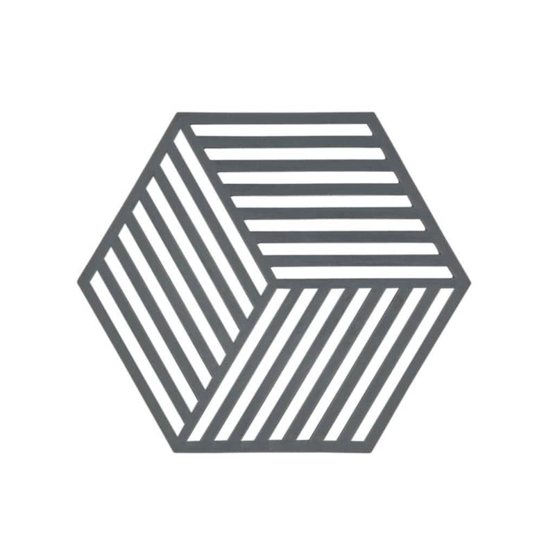 Untersetzer Hexagon grau von Zone