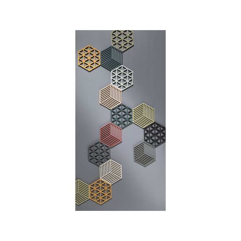 Untersetzer Hexagon hellgrau von zone