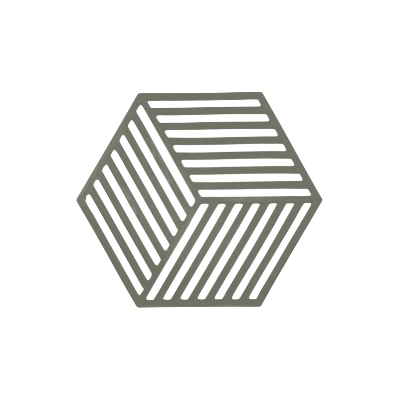 Untersetzer Hexagon olive von Zone