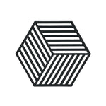 Untersetzer Hexagon schwarz von Zone