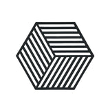 Untersetzer Hexagon schwarz von Zone