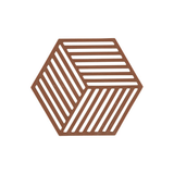 Untersetzer Hexagon terracott von Zone