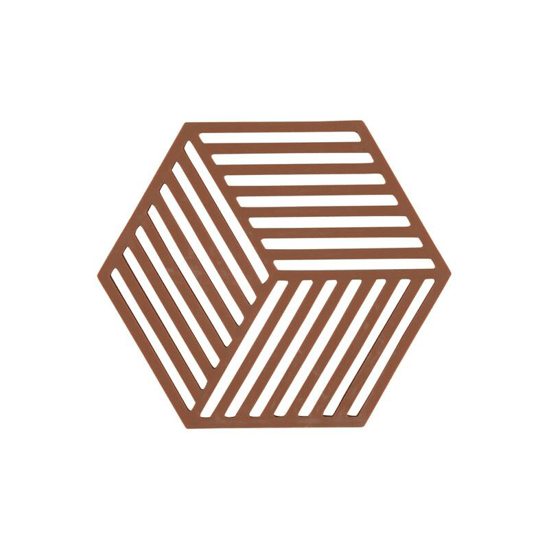 Untersetzer Hexagon terracott von Zone