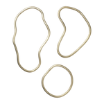 Untersetzter - Pond Trivets Brass von Ferm Living