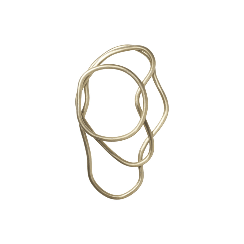 Untersetzer - Pond Trivets Brass von Ferm Living