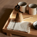 Untersetzer - Savor off-white/chocolate 4er Set von Ferm Living