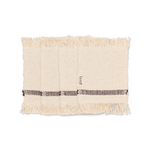 Untersetzer - Savor off-white/chocolate 4er Set von Ferm Living