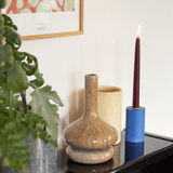 Vase - Curve sand von Hübsch Interior