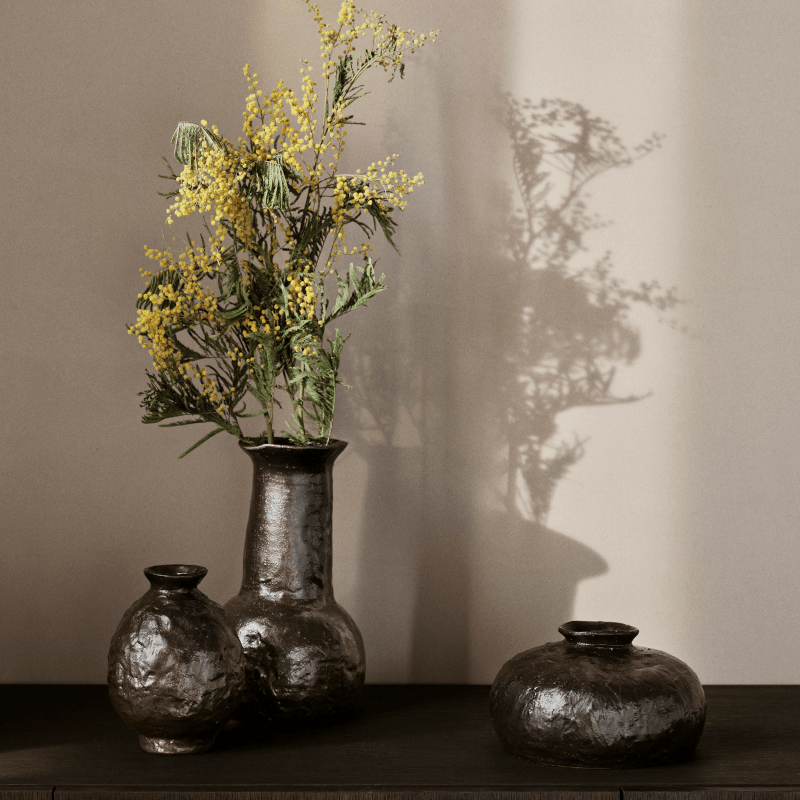Vase - Doro coffee 16 von Ferm Living