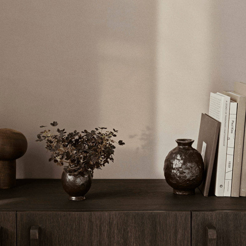 Vase - Doro coffee 16 von Ferm Living