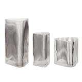 Vase - Elements dreieckig klar von Hübsch Interior