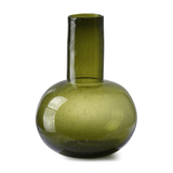 Vase - Glass blown green L von HK Living