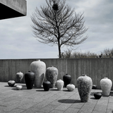 Vase - Jar Luna grey 80 von MUUBS