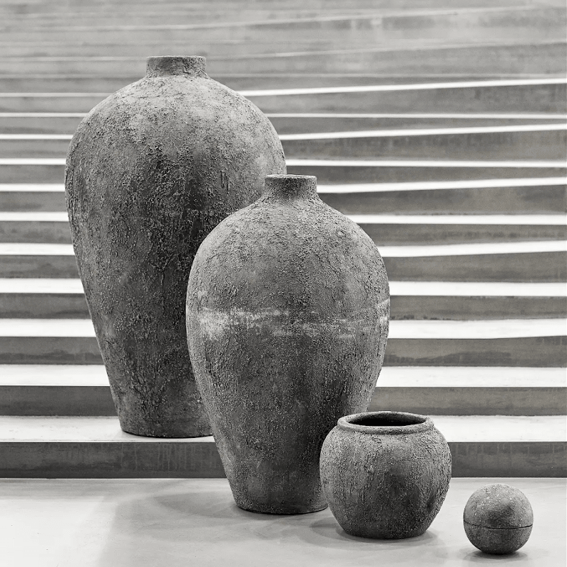 Vase - Jar Luna grey 80 von MUUBS