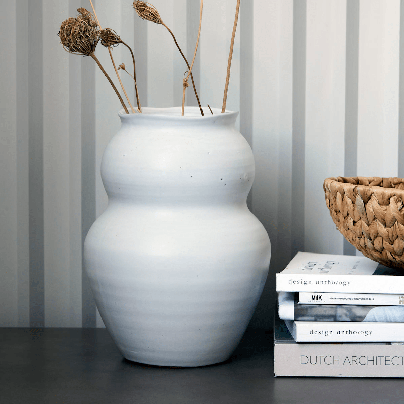 Vase - Juno weiss L von House Doctor