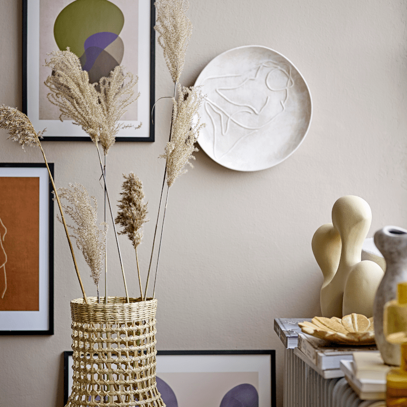 Vase - Nori Deco grey von Bloomingville