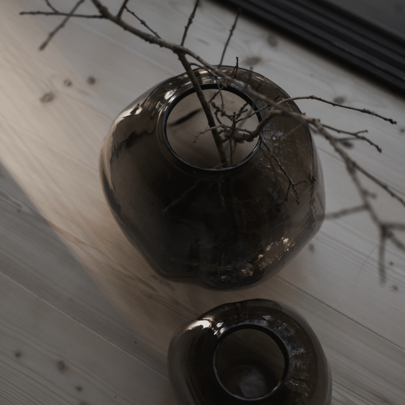Vase - Pebble brown L von dbkd