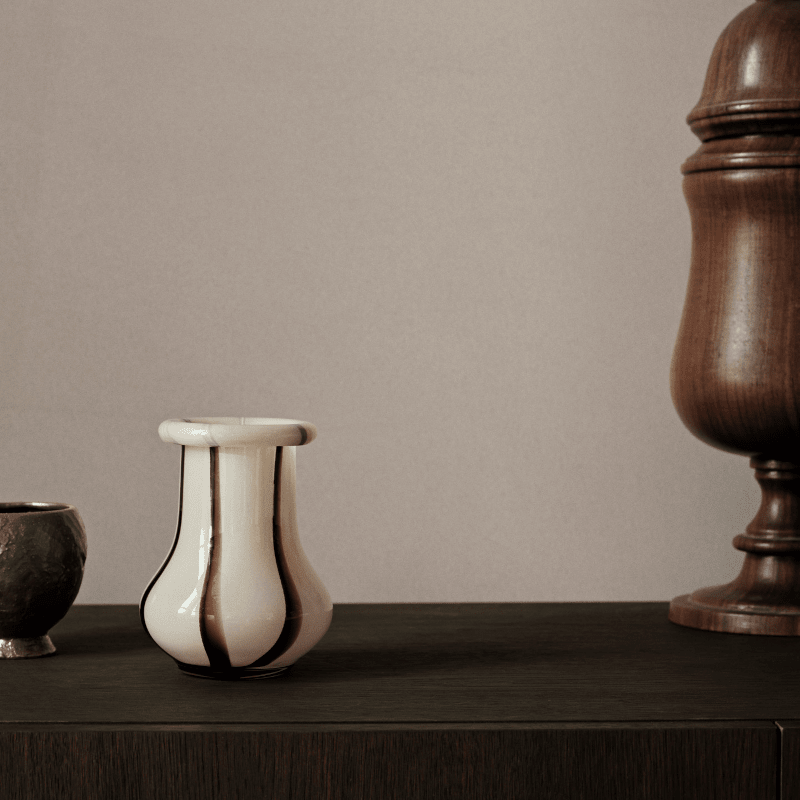 Vase - Riban cream 15 von Ferm Living