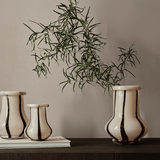 Vase - Riban cream 15 von Ferm Living