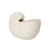 Vase - Shell Pot weiss von Ferm Living