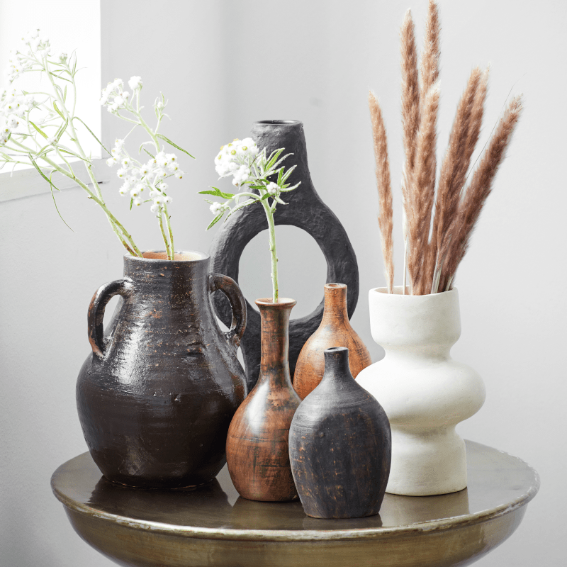 Vase - Terracotta dark S von Madam Stoltz