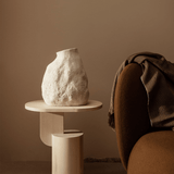 Vase - Vulca Medium Off-white Stone von Ferm Living